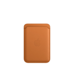 Tarjetero de cuero para iPhone compatible con MagSafe